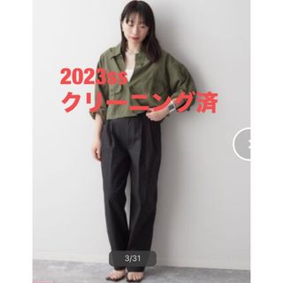 ジャーナルスタンダード(JOURNAL STANDARD)のジャーナルスタンダードレサージュ　ボリューム タック パンツ　クリーニング済(カジュアルパンツ)