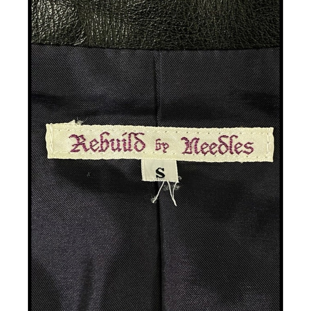 Needles(ニードルス)のREBUILD BY NEEDLES PATCH LEATHER JACKET メンズのジャケット/アウター(レザージャケット)の商品写真