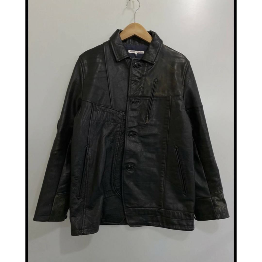 Needles(ニードルス)のREBUILD BY NEEDLES PATCH LEATHER JACKET メンズのジャケット/アウター(レザージャケット)の商品写真