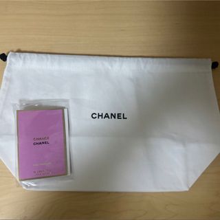 シャネル(CHANEL)のシャネル 巾着、シャネル チャンスオーフレッシュオードゥパルファム2点(サンプル/トライアルキット)