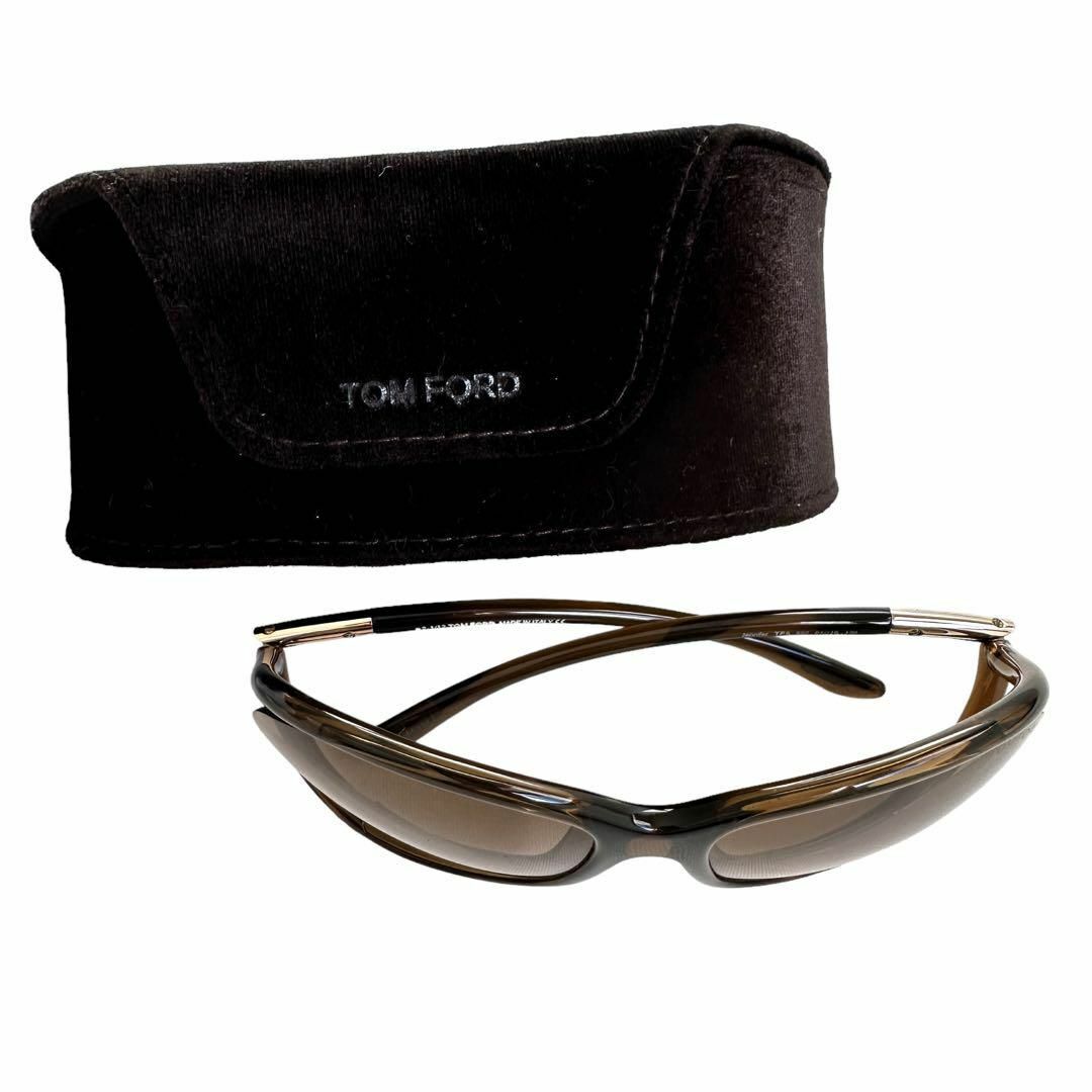 TOM FORD(トムフォード)の【正規品】【美品】【TOM　FORD】サングラス　ブラウン　レディース レディースのファッション小物(サングラス/メガネ)の商品写真