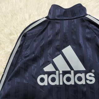 アディダス(adidas)の151 アディダス トラックジャケット ネイビー 刺繍ロゴ シャドーストライプ(ジャージ)