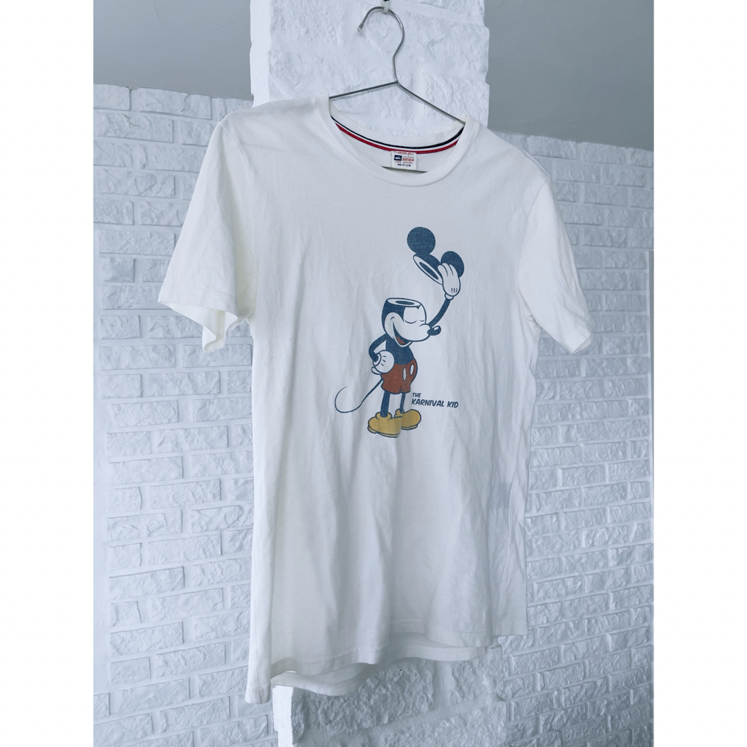 Disney(ディズニー)の古着　ディズニー　ミッキーマウス メンズのトップス(Tシャツ/カットソー(半袖/袖なし))の商品写真