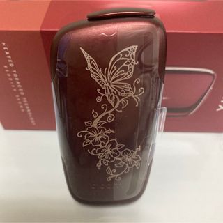 プルームテック(PloomTECH)のアゲハ蝶 デザイン 加工 プルームエックス Ploom X プルーム 赤 限定色(タバコグッズ)