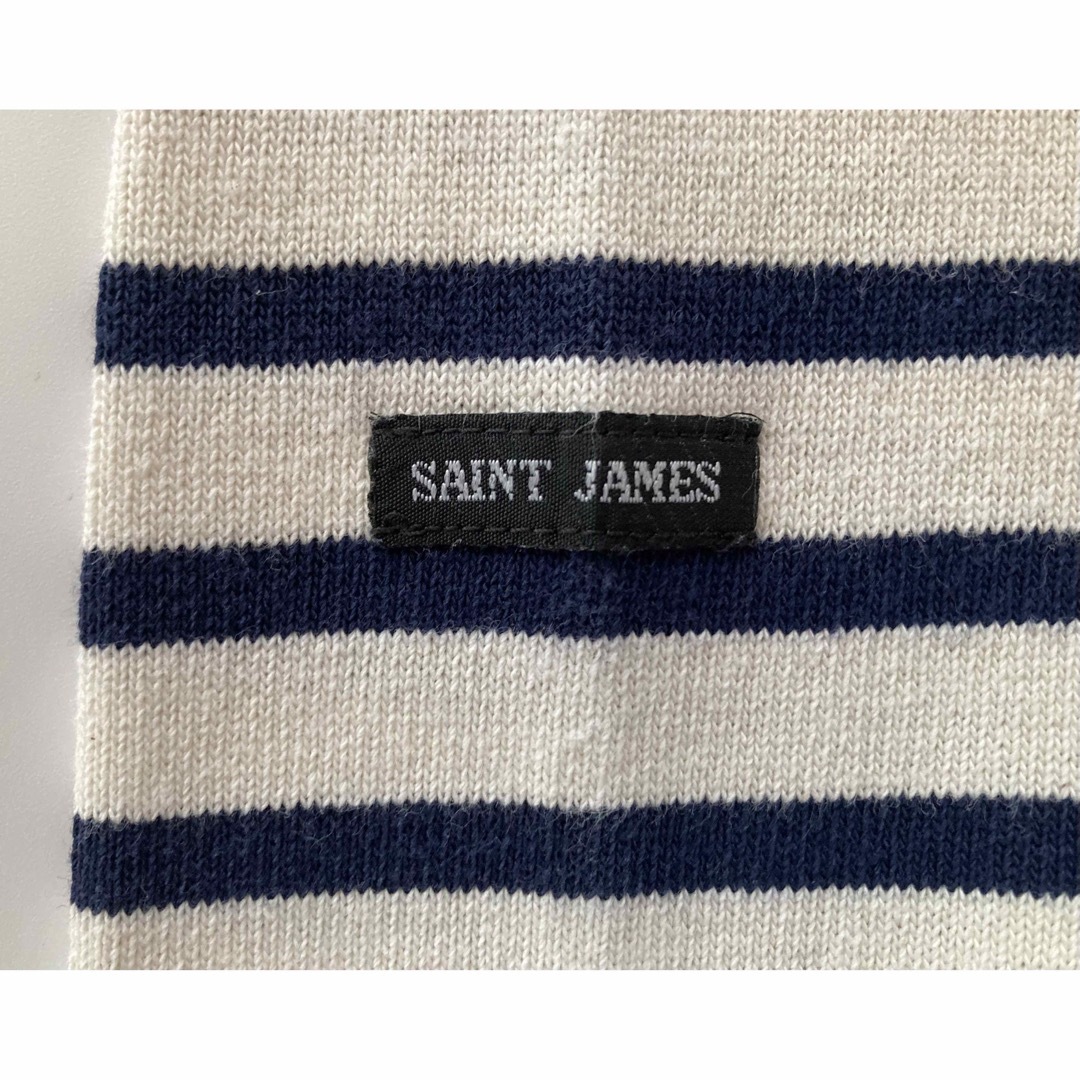 SAINT JAMES(セントジェームス)のSAINT JAMES “ウエッソン”  ボーダー 5 ネイビー×生成り  メンズのトップス(Tシャツ/カットソー(七分/長袖))の商品写真