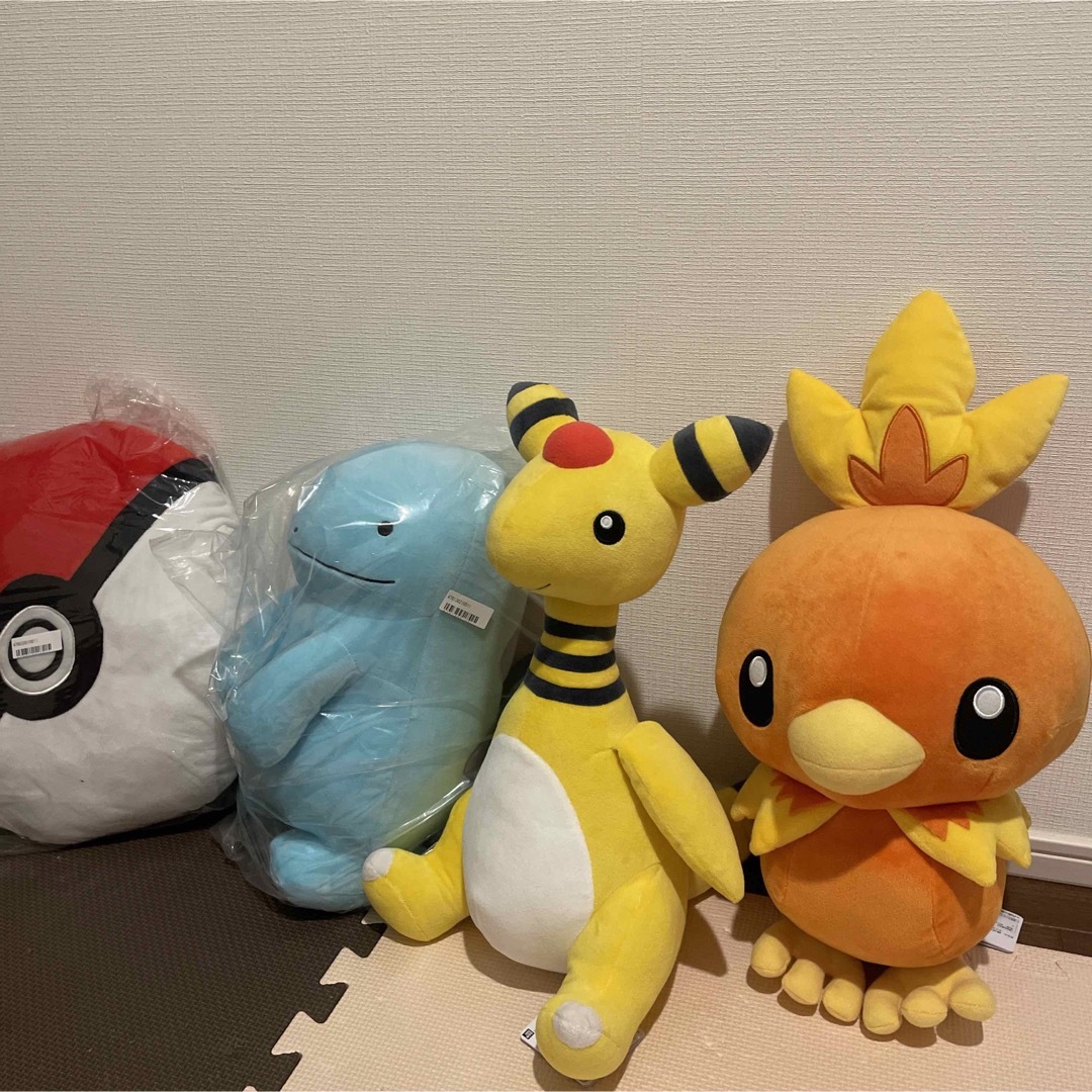 ポケットモンスター めちゃもふぐっと　ぬいぐるみ　アチャモ　ヌオー　デンリュウ | フリマアプリ ラクマ