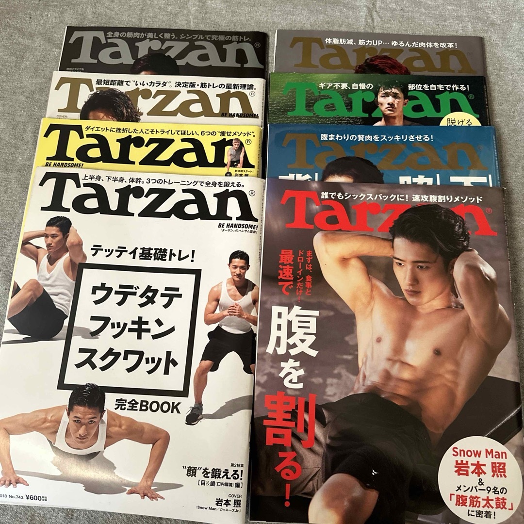 マガジンハウス(マガジンハウス)のTarzan（ターザン）Snow Man 岩本照くん表紙 8冊セット エンタメ/ホビーの雑誌(趣味/スポーツ)の商品写真