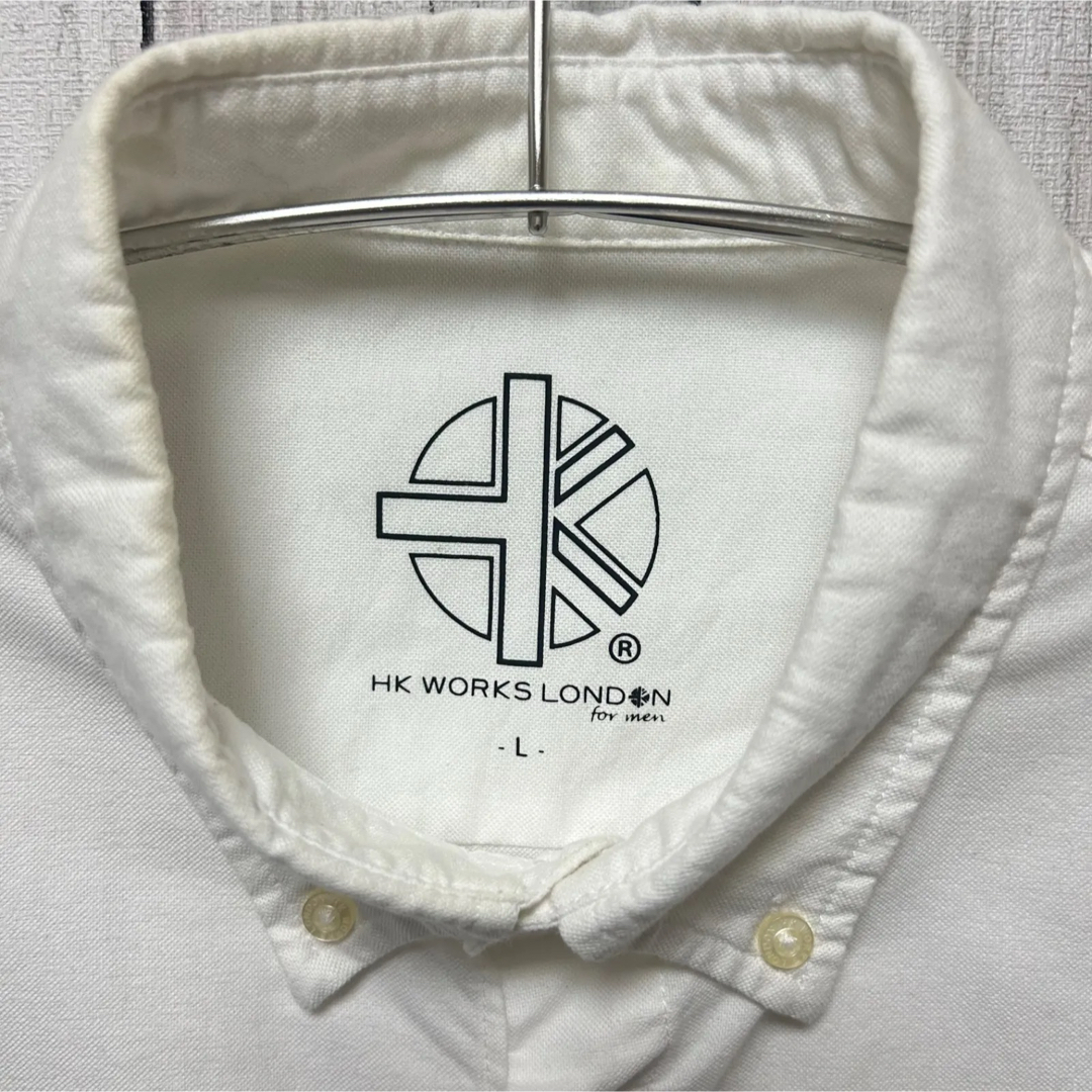 しまむら(シマムラ)のHK WORKS LONDON　Yシャツ　ツートンカラー　サイズ:L メンズのトップス(シャツ)の商品写真