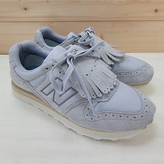 キュウキュウロク(996（New Balance）)のニューバランス WL996TD2 ライトグレー タッセル 厚底 24㎝(スニーカー)