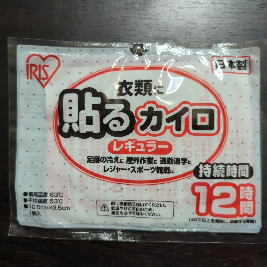 ぽかぽか家族 貼るカイロ レギュラー 1個 スマホ/家電/カメラの美容/健康(その他)の商品写真
