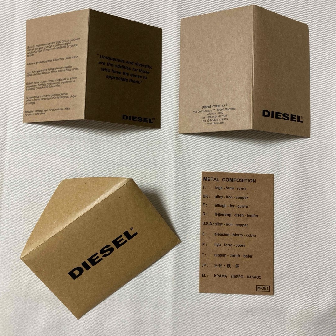 DIESEL(ディーゼル)のDIESEL ディーゼル ショルダーバッグ エナメル スタッズ ボルドー レディースのバッグ(ショルダーバッグ)の商品写真