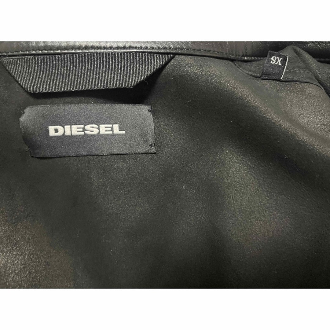 DIESEL(ディーゼル)のディーゼル　革ジャン レディースのジャケット/アウター(ライダースジャケット)の商品写真