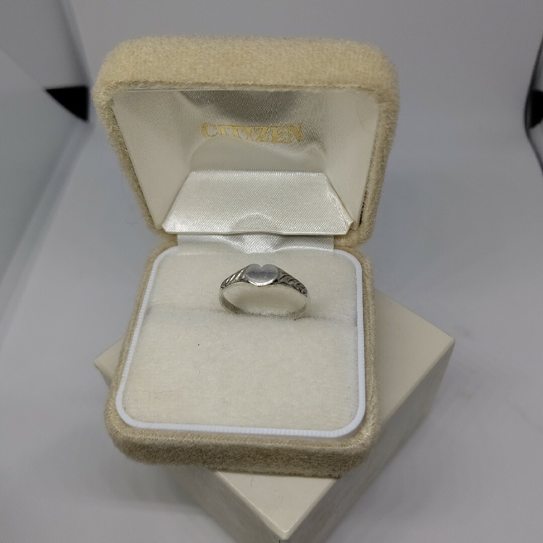 アンティーク ハートsilverリング シルバーリング 銀製 指輪 レトロ レディースのアクセサリー(リング(指輪))の商品写真