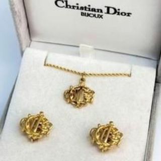 Christian Dior - レア！ディオール ネックレス マリン ゴールドの通販