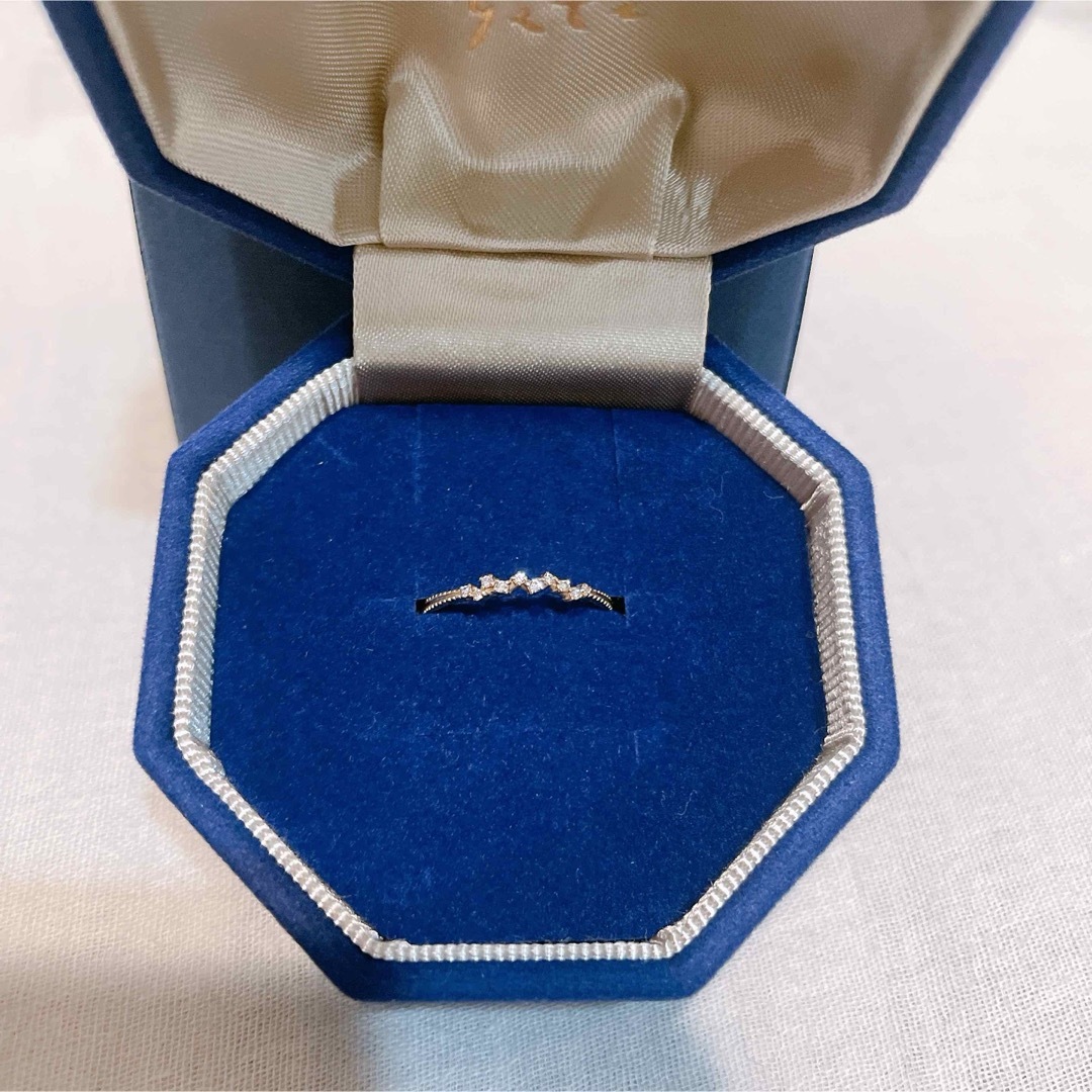 agete(アガット)のagete K18 ダイヤモンド リング 11号 レディースのアクセサリー(リング(指輪))の商品写真