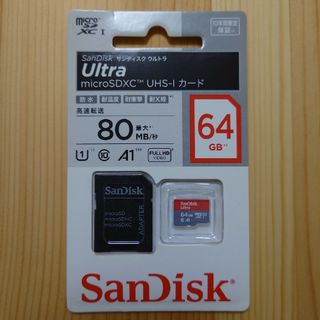 サンディスク(SanDisk)のSanDisk ウルトラ microSD SD UHS-Iカード 64GB S…(その他)