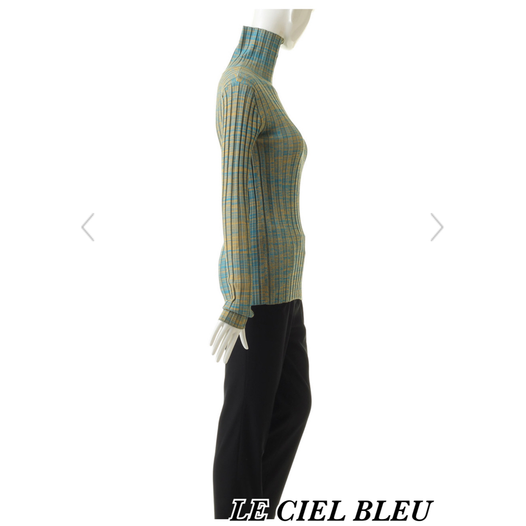LE CIEL BLEU(ルシェルブルー)のルシェル ブルー　バックジップタートルネックニット レディースのトップス(ニット/セーター)の商品写真