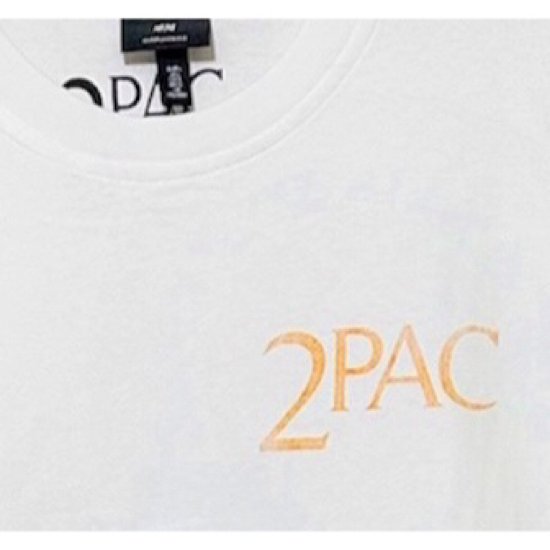 H&M(エイチアンドエム)の新品 H&M × 2PAC コラボ Tシャツ ロンT 長袖 HIPHOP L メンズのトップス(Tシャツ/カットソー(七分/長袖))の商品写真