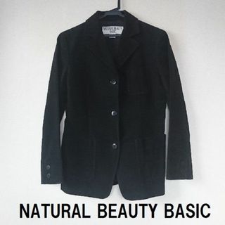 ナチュラルビューティーベーシック(NATURAL BEAUTY BASIC)の★格安 NBB(ﾅﾁｭﾗﾙﾋﾞｭｰﾃｨｰﾍﾞｰｼｯｸ)ベロアスーツ 黒★(スーツ)