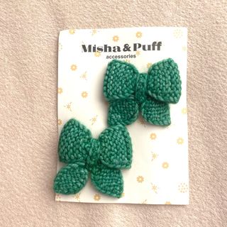 ミーシャアンドパフ(Misha & Puff)の2L7Rさま misha&puff Baby Puff Bow Set 美品(その他)