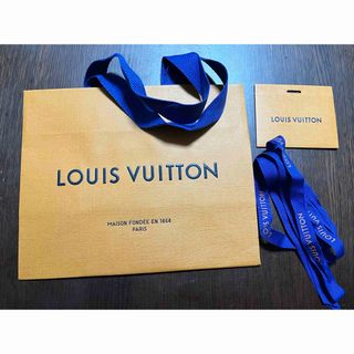 ルイヴィトン(LOUIS VUITTON)のルイヴィトン ショッパーとリボン付きメッセージカード(ショップ袋)