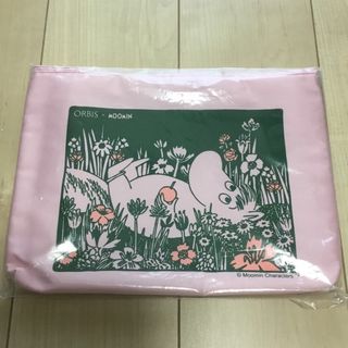 ムーミン(MOOMIN)のオルビス×ムーミン　大判フラットケース＆メッシュポーチ(ノベルティグッズ)