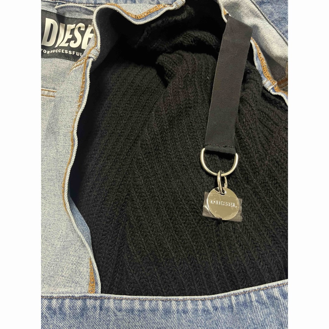 DIESEL(ディーゼル)のディーゼル　デニムニットジャケット メンズのジャケット/アウター(Gジャン/デニムジャケット)の商品写真