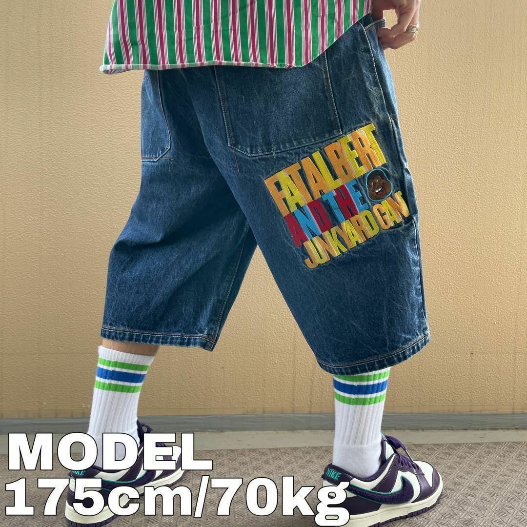 FUBU - W38 フブ ファットアルバート ポケット刺繍ワイドバギー ...