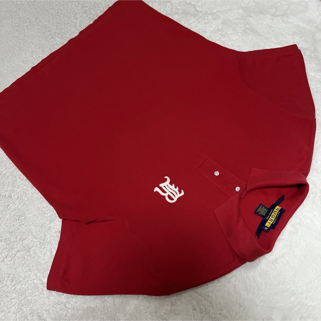 Ralph Lauren(ラルフローレン)のRUGBY Ralph Lauren ポロシャツ レッド メンズ XXL  メンズのトップス(ポロシャツ)の商品写真