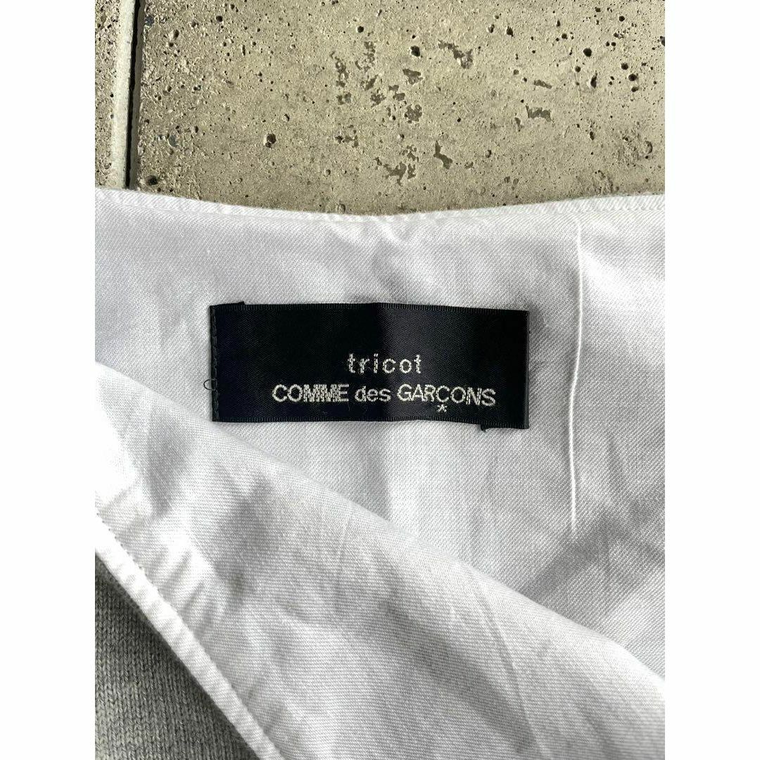 tricot COMME des GARCONS(トリココムデギャルソン)の1998ヴィンテージ トリコ コムデギャルソン ステッチ デザイン スカート M レディースのスカート(ひざ丈スカート)の商品写真