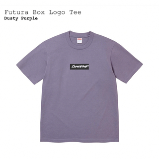 シュプリーム(Supreme)のFutura Box Logo Tee Dusty Purple L(Tシャツ/カットソー(半袖/袖なし))