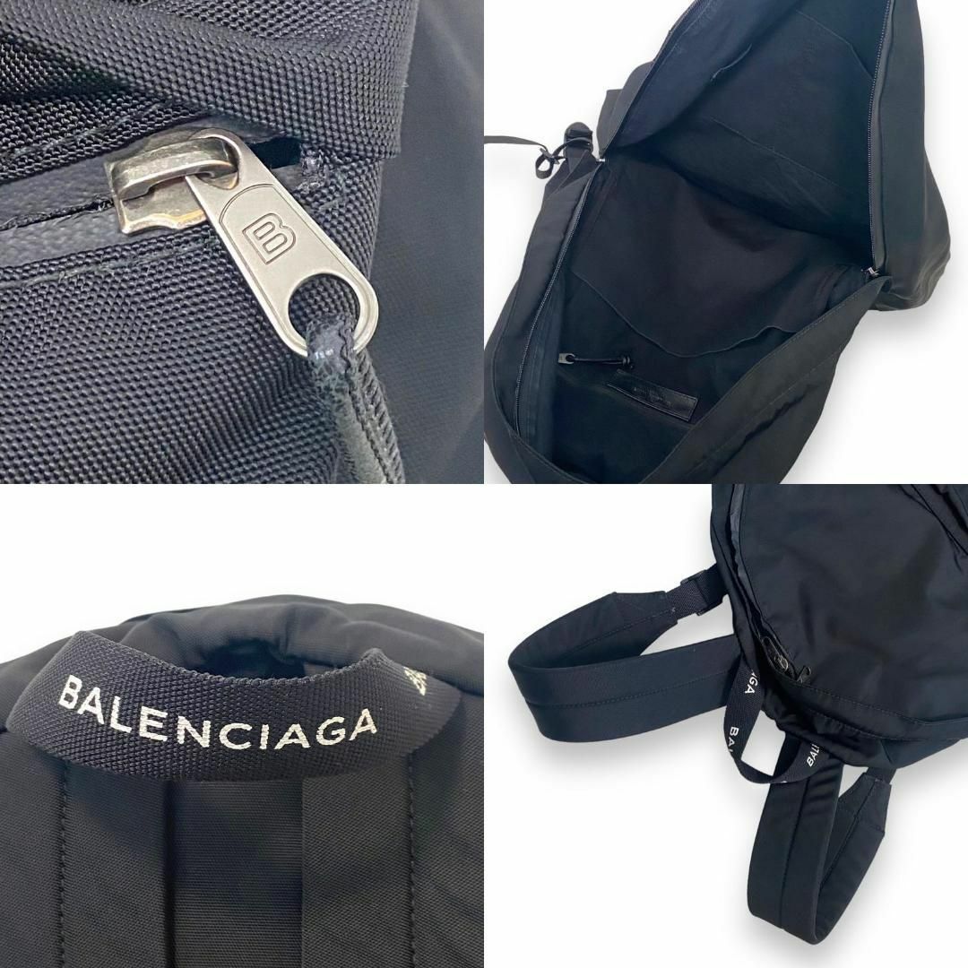 Balenciaga(バレンシアガ)のバレンシアガ BALENCIAGA リュック　バックパック 黒　ブラック レディースのバッグ(リュック/バックパック)の商品写真