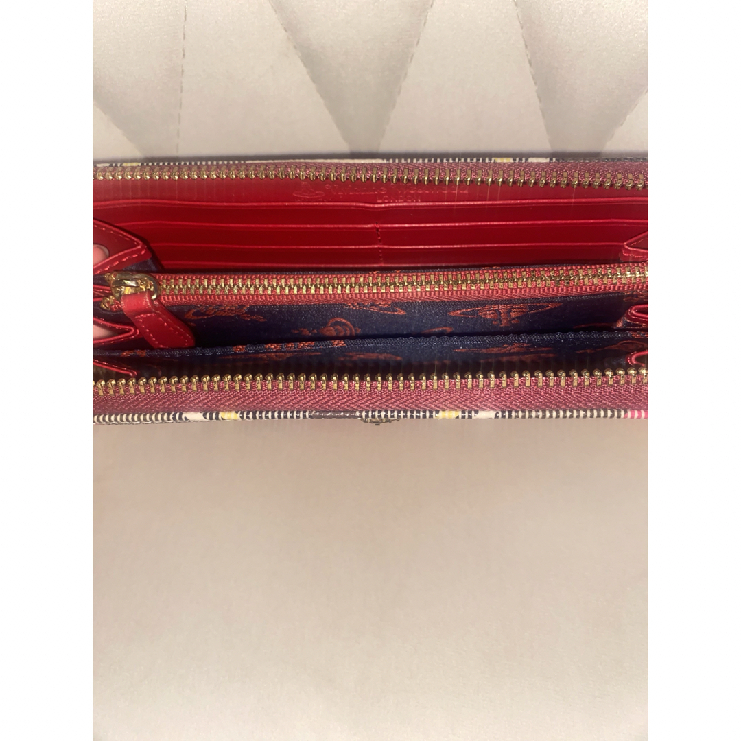 Vivienne Westwood(ヴィヴィアンウエストウッド)の1点限り❣️ヴィヴィアンチェック長財布　 レディースのファッション小物(財布)の商品写真