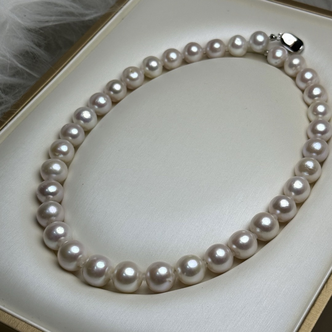 綺麗！南洋真珠12-14mm 本真珠ネックレス　43cm レディースのアクセサリー(ネックレス)の商品写真