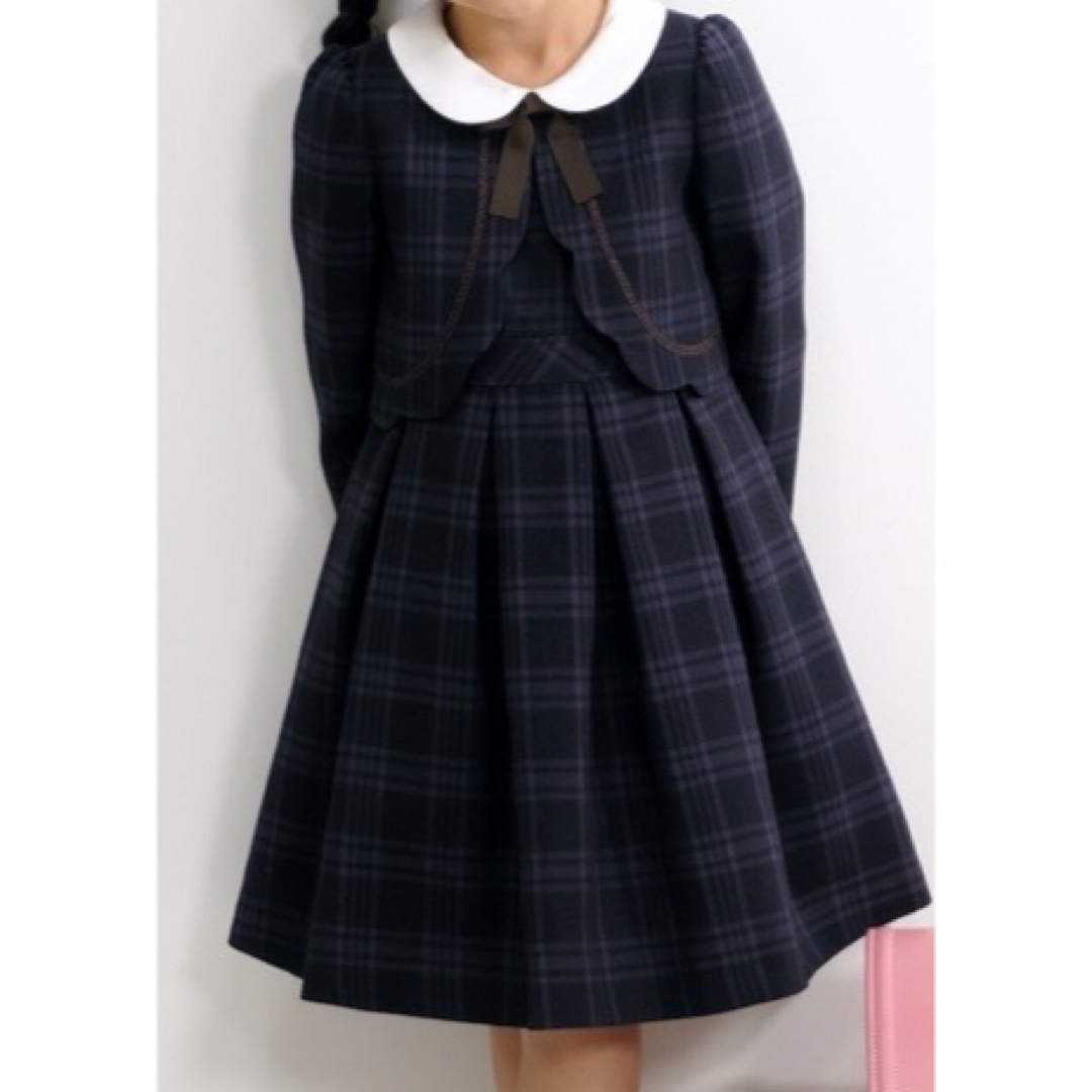 BEAMS(ビームス)のBEAMS mini セレモニーワンピース　セット（ボレロ付き） キッズ/ベビー/マタニティのキッズ服女の子用(90cm~)(ドレス/フォーマル)の商品写真