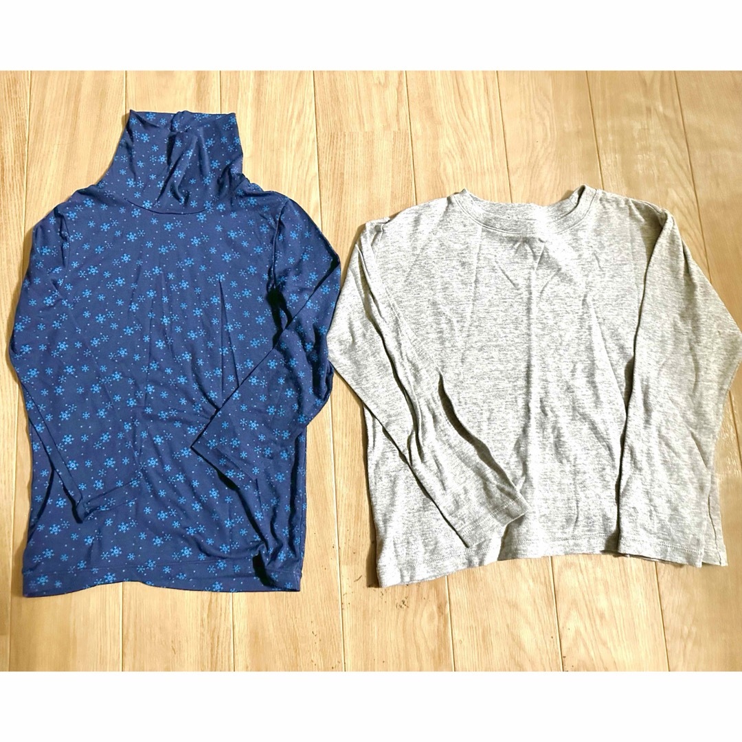 UNIQLO(ユニクロ)の130 ユニクロ 2セット キッズ/ベビー/マタニティのキッズ服男の子用(90cm~)(Tシャツ/カットソー)の商品写真