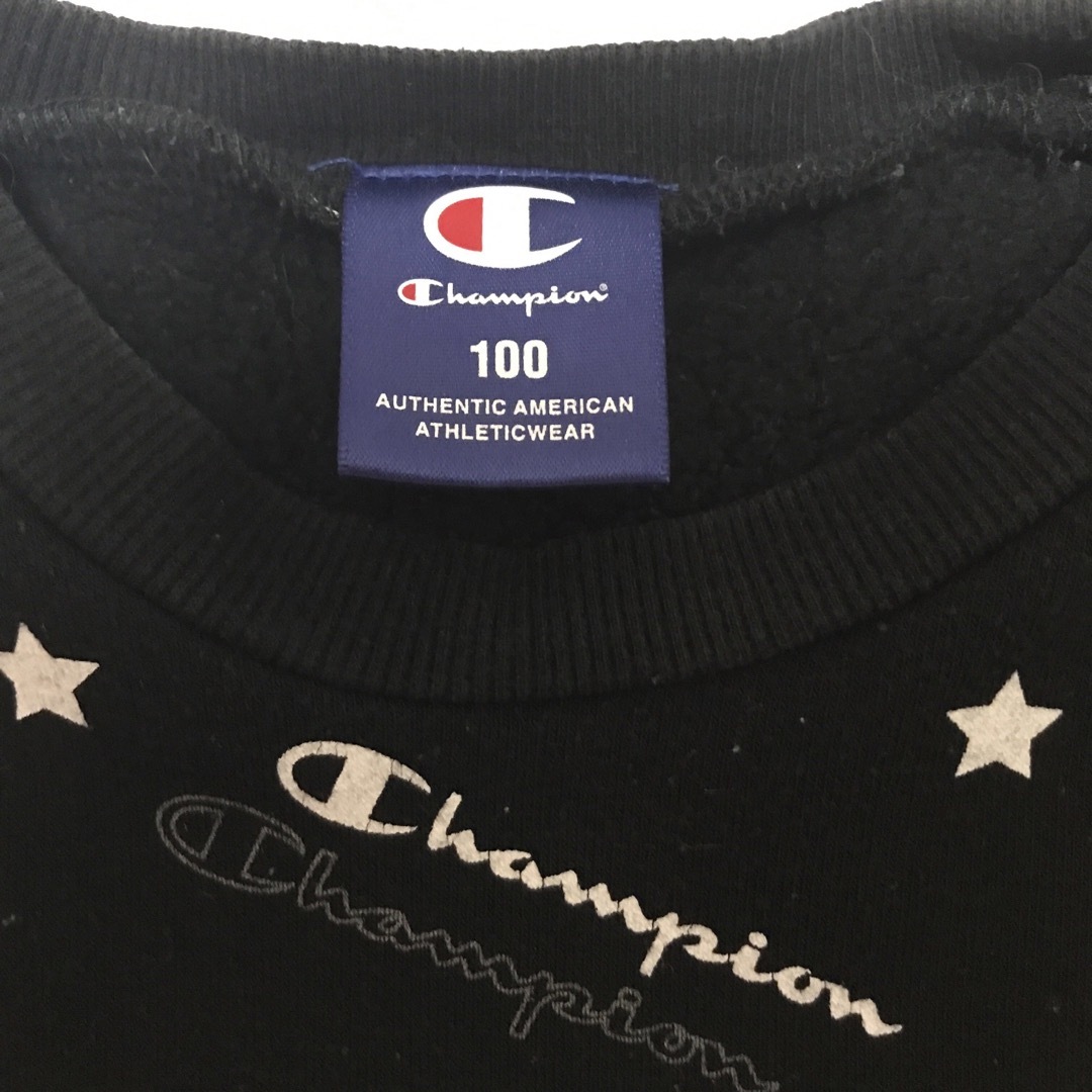 Champion(チャンピオン)のチャンピオン　裏起毛パジャマ100 キッズ/ベビー/マタニティのキッズ服男の子用(90cm~)(パジャマ)の商品写真