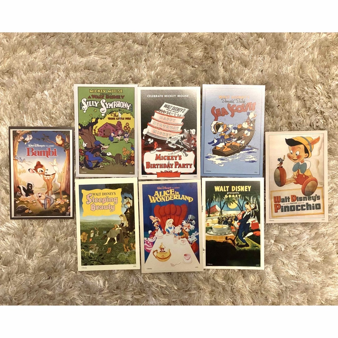 Disney(ディズニー)のDisney Movie cafe ポストカード8枚セット エンタメ/ホビーのおもちゃ/ぬいぐるみ(キャラクターグッズ)の商品写真