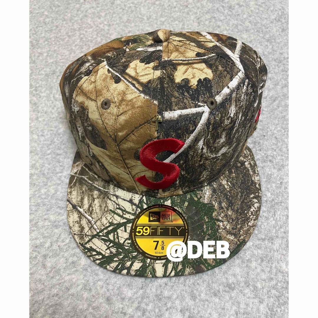 国内正規品都内直営店購入品Supreme Gold Cross S Logo New Era