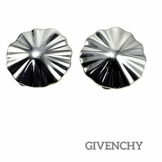 ジバンシィ(GIVENCHY)の【美品】GIVENCHY イヤリング シェル シンプル シルバー(イヤリング)