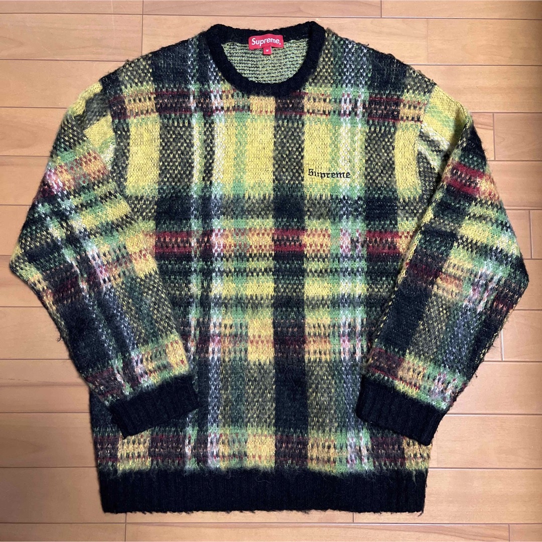 Supreme(シュプリーム)のSupreme Brushed Plaid Sweater Mサイズ メンズのトップス(ニット/セーター)の商品写真