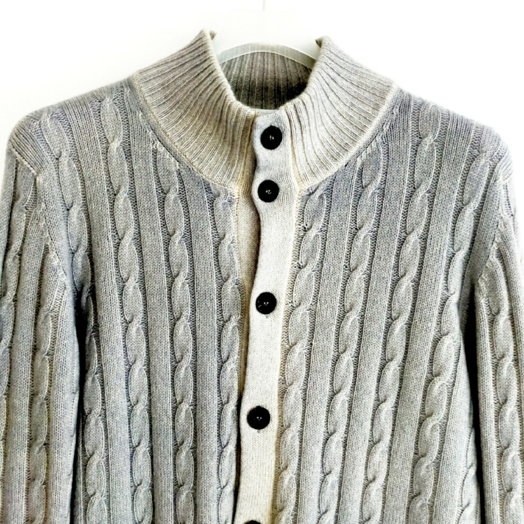 THOM BROWNE(トムブラウン)の【上質★美品】ZANIERI カシミア ニット カーディガン メンズのトップス(カーディガン)の商品写真