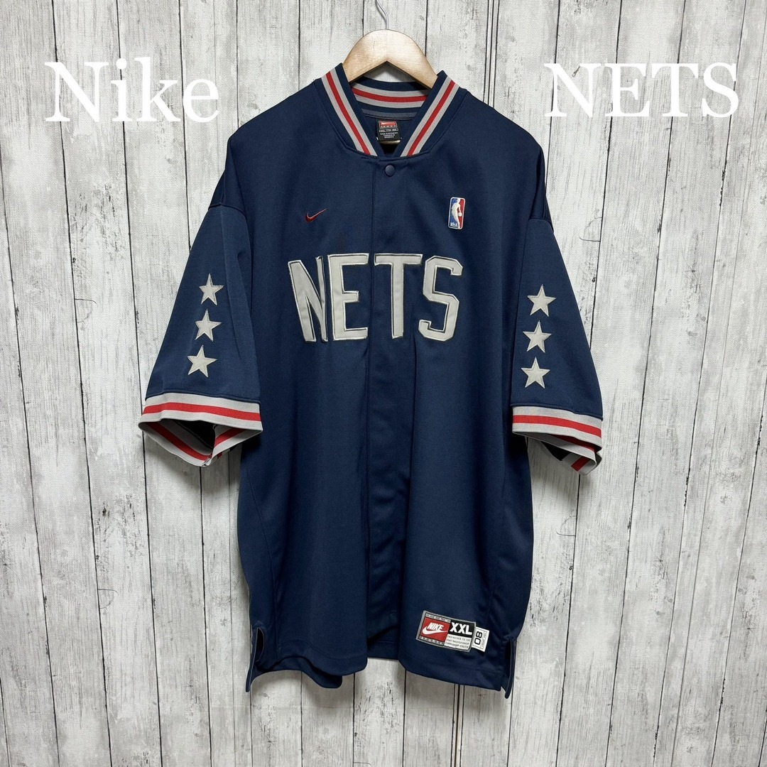 美品!NBA NETS ゲームジャージ!NIKE社製!ビッグサイズ! 美品!NBA NETS ゲームジャージ!NIKE社製!ビッグサイズ!