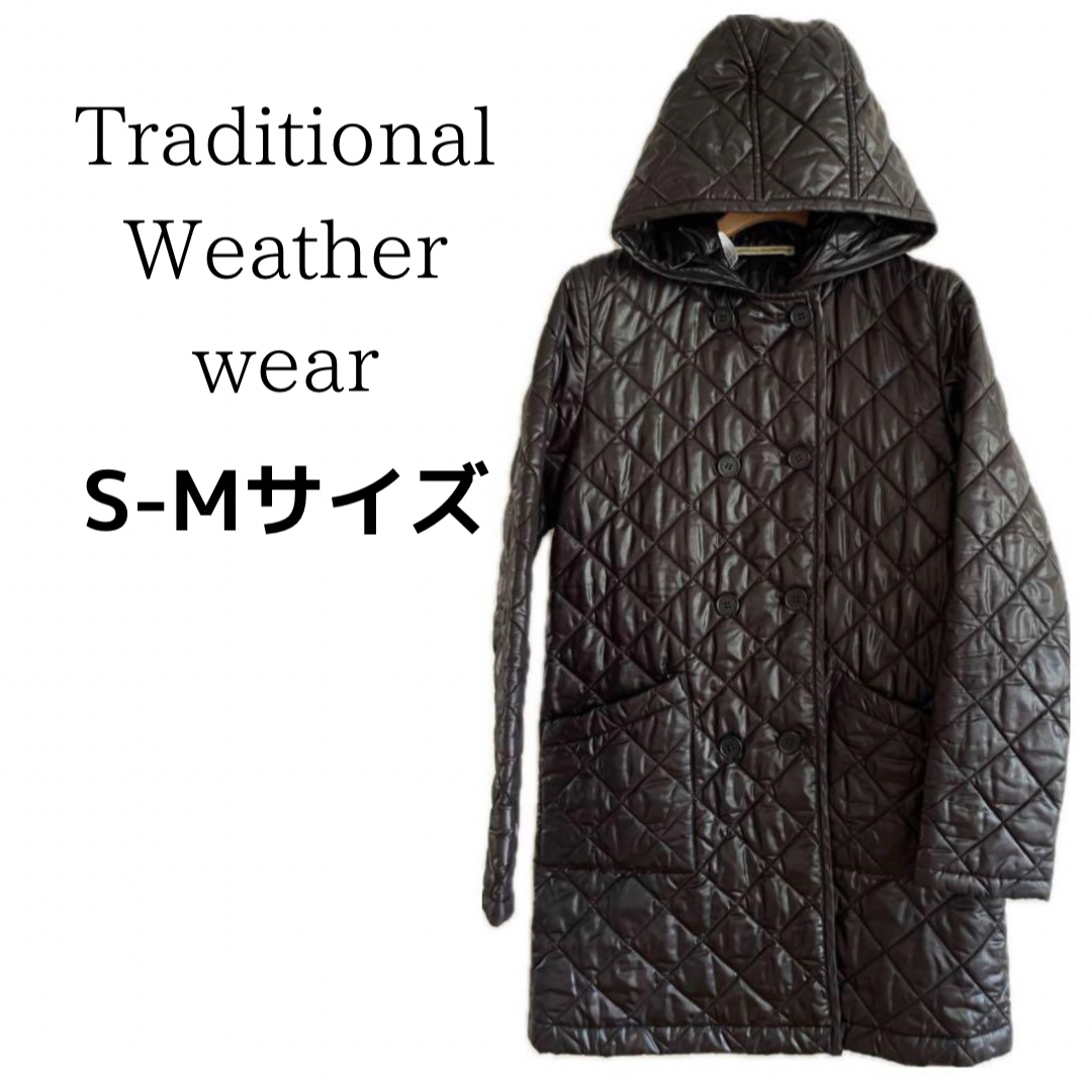 TRADITIONAL WEATHERWEAR(トラディショナルウェザーウェア)の【美品】トラディショナルウェザーウェア キルティング ダウンコート 34 S M レディースのジャケット/アウター(ダウンコート)の商品写真