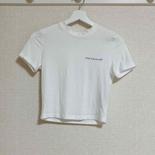 カルバンクライン(Calvin Klein)のjennie for calvin klein tops(Tシャツ(半袖/袖なし))