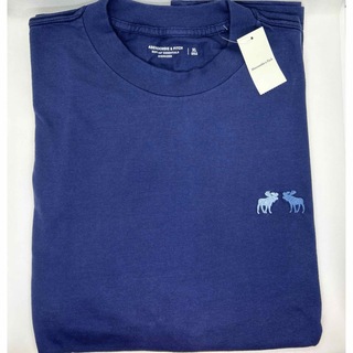 アバクロンビーアンドフィッチ(Abercrombie&Fitch)の新品、未使用　アバクロTシャツ　紺色(シャツ)