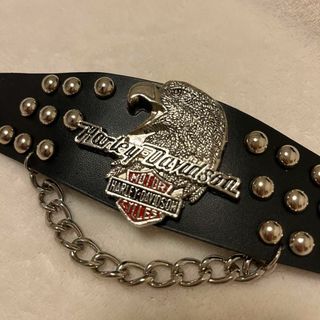 ハーレーダビッドソン(Harley Davidson)の【レア・極美品】ハーレーダビッドソン　ブレスレット　バングル　白頭鷲　スタッズ(ブレスレット)