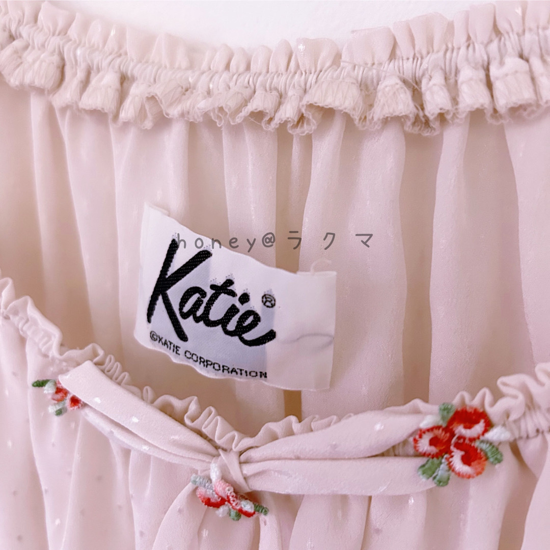 Katie(ケイティー)のKatie サテンワンピース レディースのワンピース(ミニワンピース)の商品写真