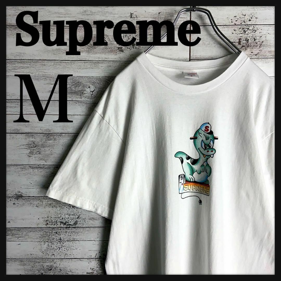 Supreme(シュプリーム)の8806【人気デザイン】シュプリーム☆センターロゴ入手困難tシャツ　希少 メンズのトップス(Tシャツ/カットソー(半袖/袖なし))の商品写真