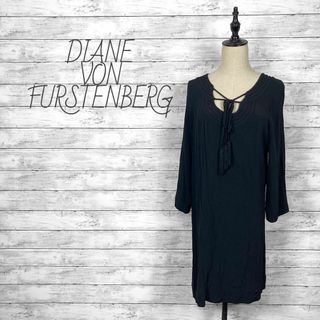 ダイアンフォンファステンバーグ(DIANE von FURSTENBERG)のダイアンフォンファステンバーグ タッセル ワンピース レーヨン 4サイズ(ひざ丈ワンピース)